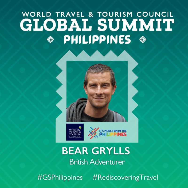 British Adventurer Bear Grylls Named as Keynote at WTTC Global Summit in the Philippines