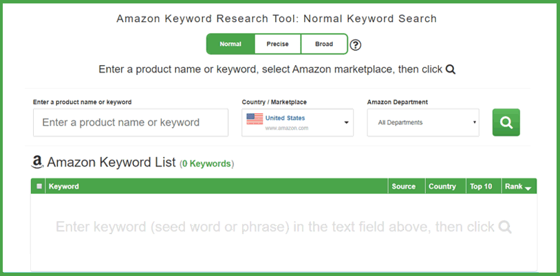 How to use the Amazon Keyword Tool