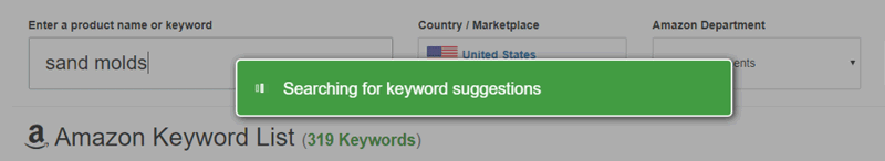 Amazon Keyword Tool Keyword Searching